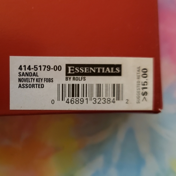 Sandal key ring with wrist strap - Picture 5 of 5